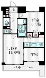 パークアクシス東十条の物件間取画像